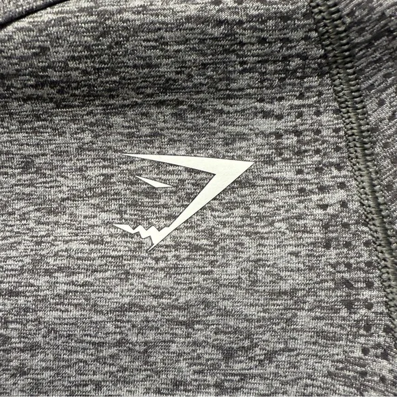 Gymshark Vital Seamless 1.0 Long Sleeve Crop Top - Smokey Grey Marl - Large - Picture 5 of 7